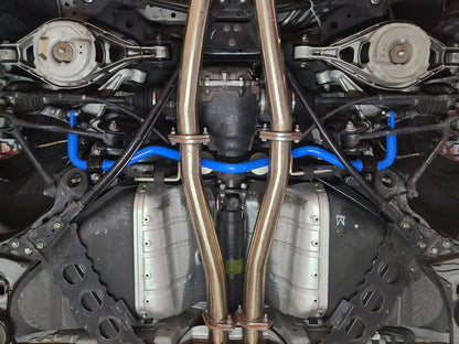 aFe 09-20 Nissan 370Z 09-20 V6-3.7L Control Barra Estabilizadora Trasera - Azul