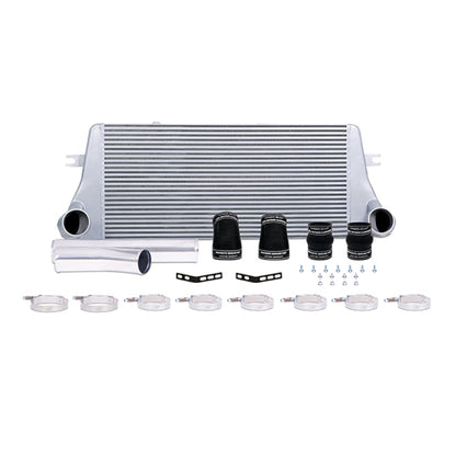 Mishimoto 94-02 Dodge Ram 2500 5.9L Cummins Intercooler Kit com Tubos (Prata)