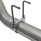 aFe Large Bore-HD 5in DPF Back 409 SS Exhaust System w/Black Tip 2017 Ford Diesel Trucks V8 6.7L(td)