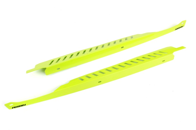Perrin 11-14 Subaru WRX/STI Juego de guardabarros - Amarillo neón