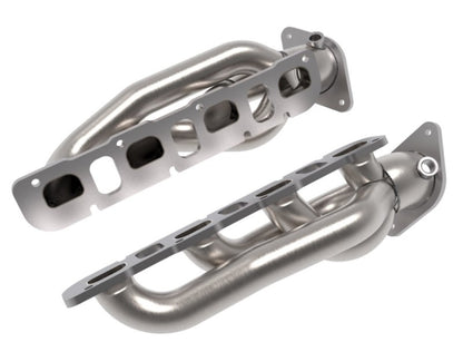 aFe Power Twisted Steel 304SS Shorty Header 2021 Ram 1500 TRX V8-6.2L (sin recubrimiento)