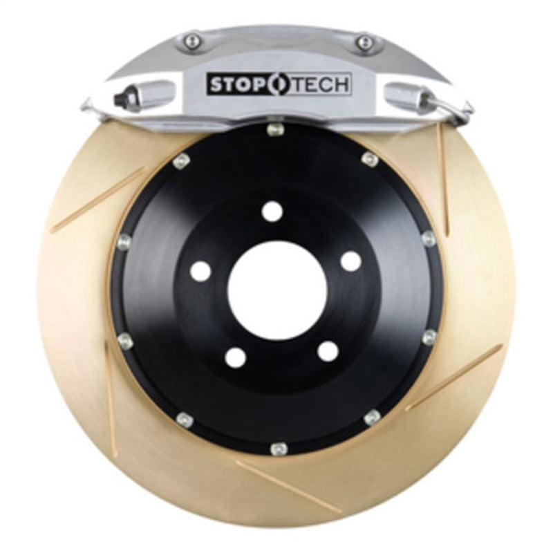 StopTech 91-05 Acura NSX Rear BBK w/Silver ST-40 Calipers Slotted Zinc 328x28mm 2pc Rotors and Pads