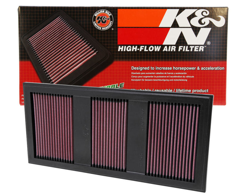 K&N Replacement Air Filter 11 Mercedes Benz C350/CLS350/E300/GLK350/ML350/S350 / 11-12 E350/SLK350