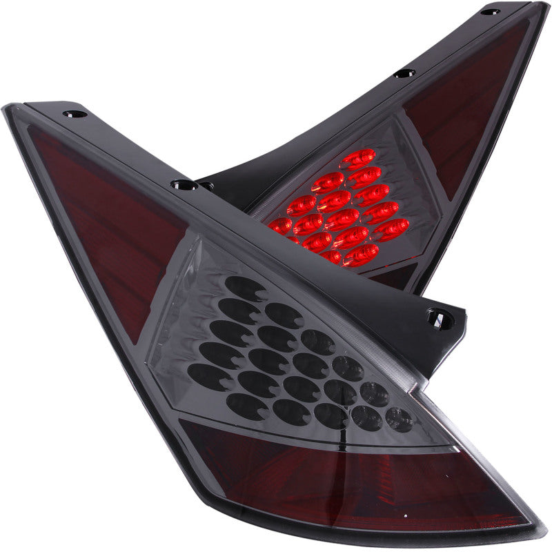 ANZO 2003-2005 Nissan 350Z LED lanternas traseiras fumaça