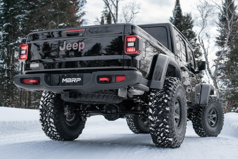 MBRP 2021+ JEEP Gladiator JT 3.0L EcoDiesel XP Series T304SS Filtro trasero de 3 pulgadas con apertura trasera