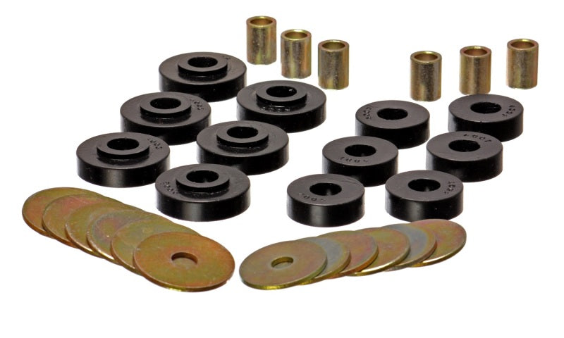 Conjunto de suporte de carroceria GM Corvette preto Energy Suspension