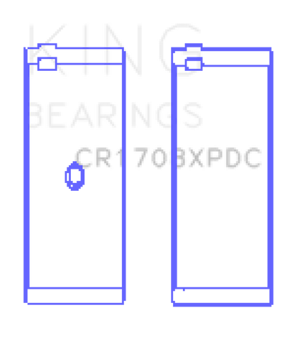 King Engine Bearings Chevrolet Custom Coated Performance Rod Bearing Single