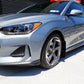 Rally Armor 19-21 Hyundai Veloster Turbo/2.0/R-Spec Black UR Mud Flap w/White Logo