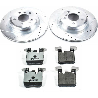 Power Stop 2016 BMW 328i Rear Z26 Street Warrior Brake Kit