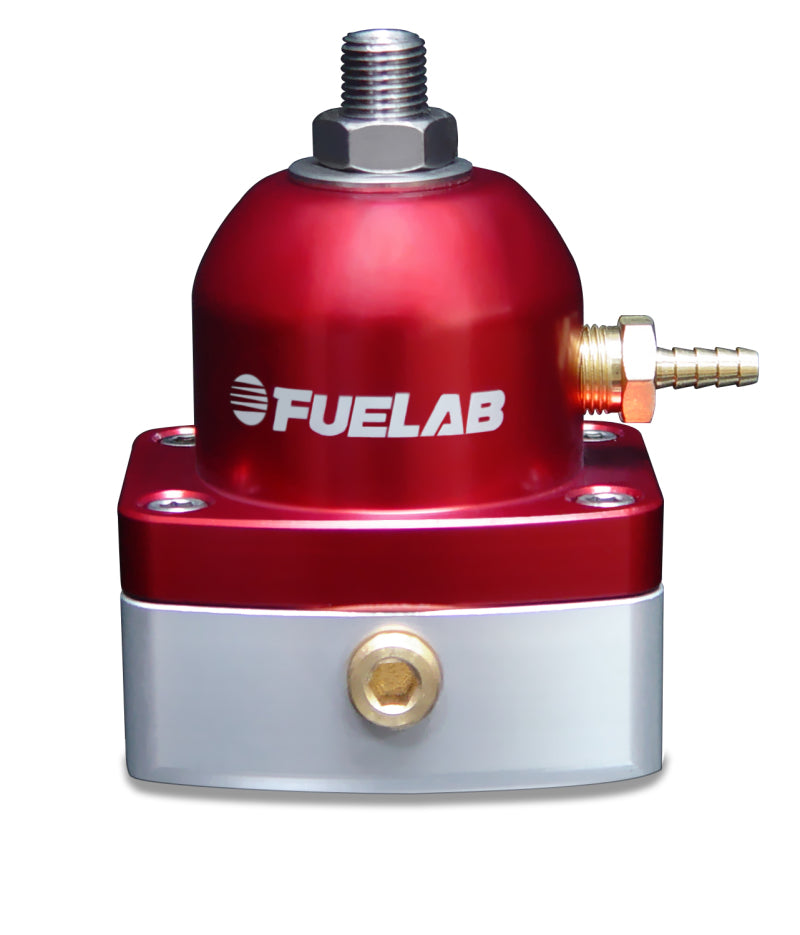 Fuelab 515 EFI Ajustable FPR 25-90 PSI (2) -6AN Entrada (1) -6AN Retorno - Rojo