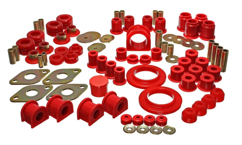 Energy Suspension 95-6/00 Toyota 4WD Pickup (Exceto T-100 e Tundra) Bucha Mestra Hyper-Flex Vermelha S