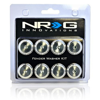 NRG - FENDER WASHER KIT; RIVETS FOR PLASTIC; COLOR MATCHED; SET OF 8