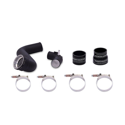Mishimoto 11-14 Ford F-150 3.5L EcoBoost Kit de tubería de intercooler de lado frío - Negro arrugado