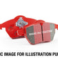 EBC 75-80 Lotus Esprit 2.0 Redstuff Rear Brake Pads
