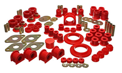 Energy Suspension 95-6/00 Toyota 4WD Pickup (Exceto T-100 e Tundra) Bucha Mestra Hyper-Flex Vermelha S