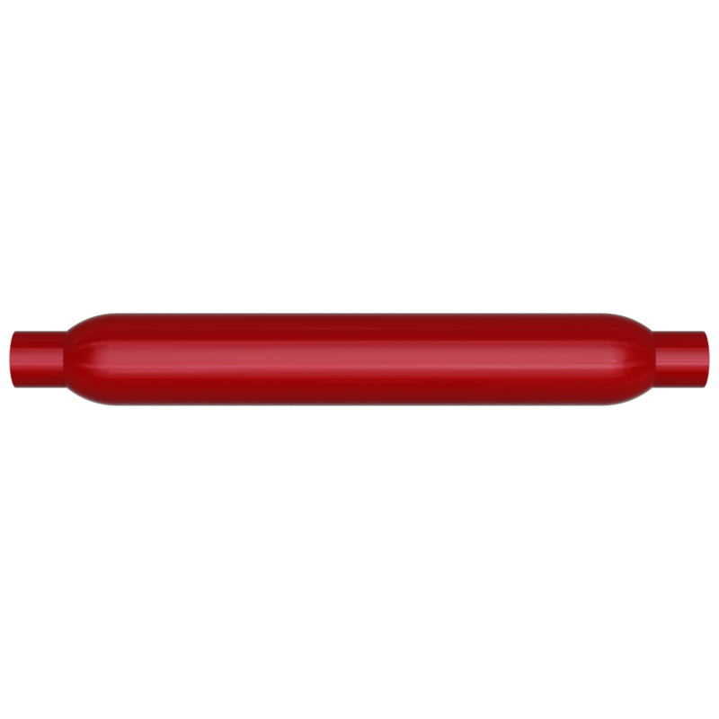 MagnaFlow Silenciador Red Pack Series Glasspack 4in Rd 18in Longitud del cuerpo 3in/3in Entrada/Salida