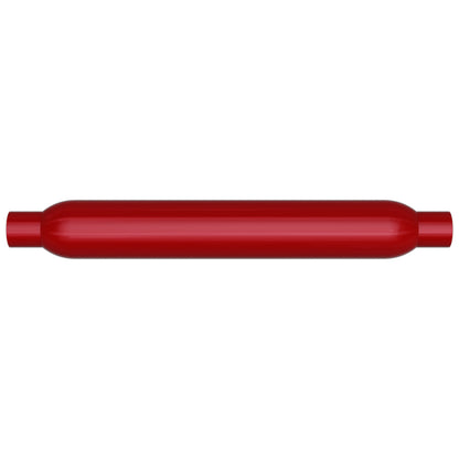 MagnaFlow Silenciador Red Pack Series Glasspack 4in Rd 18in Longitud del cuerpo 3in/3in Entrada/Salida
