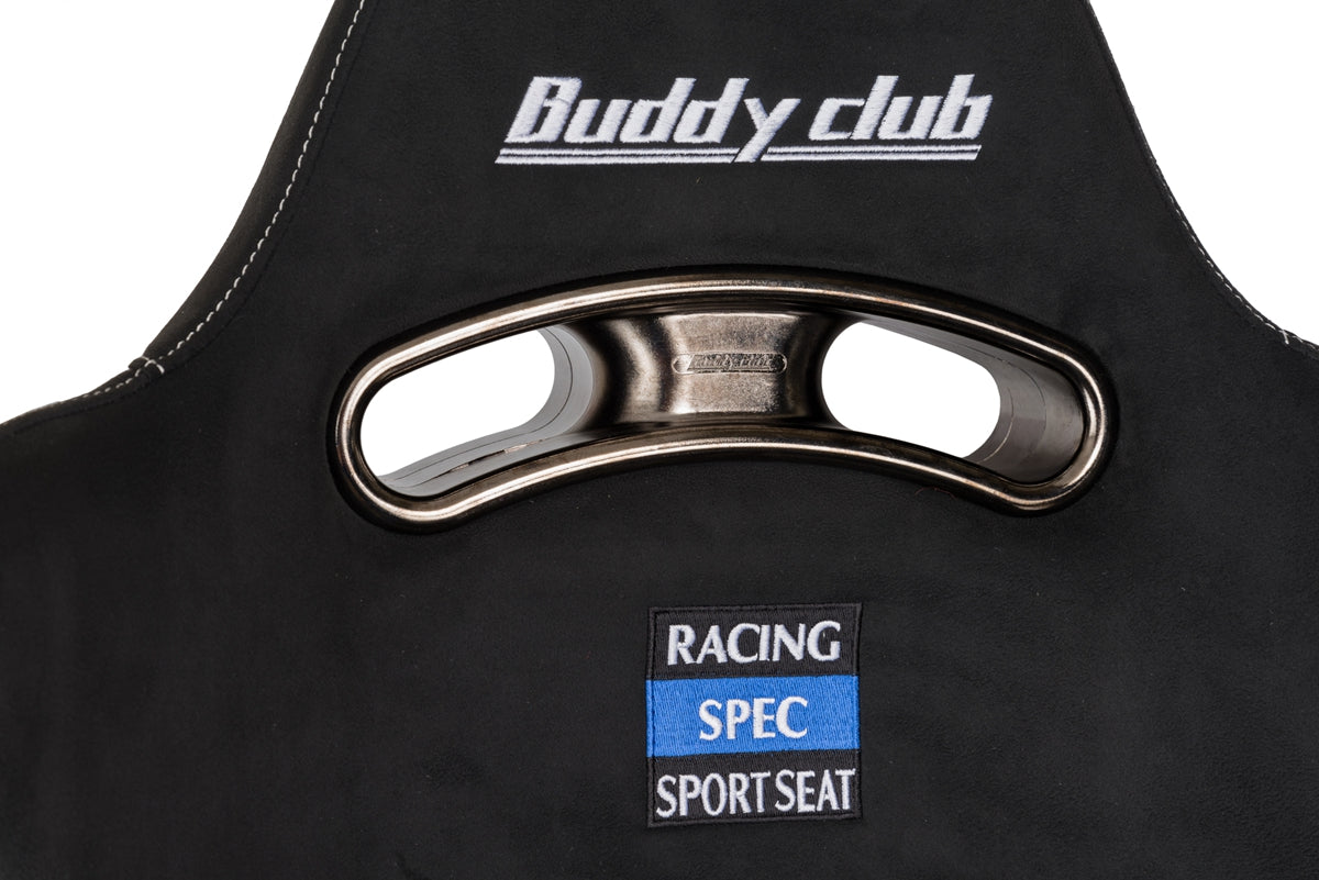 Buddy Club - Racing Spec Sport Reclinable Seat Black With Adaptor Plate (BC08-RSSS-B1)