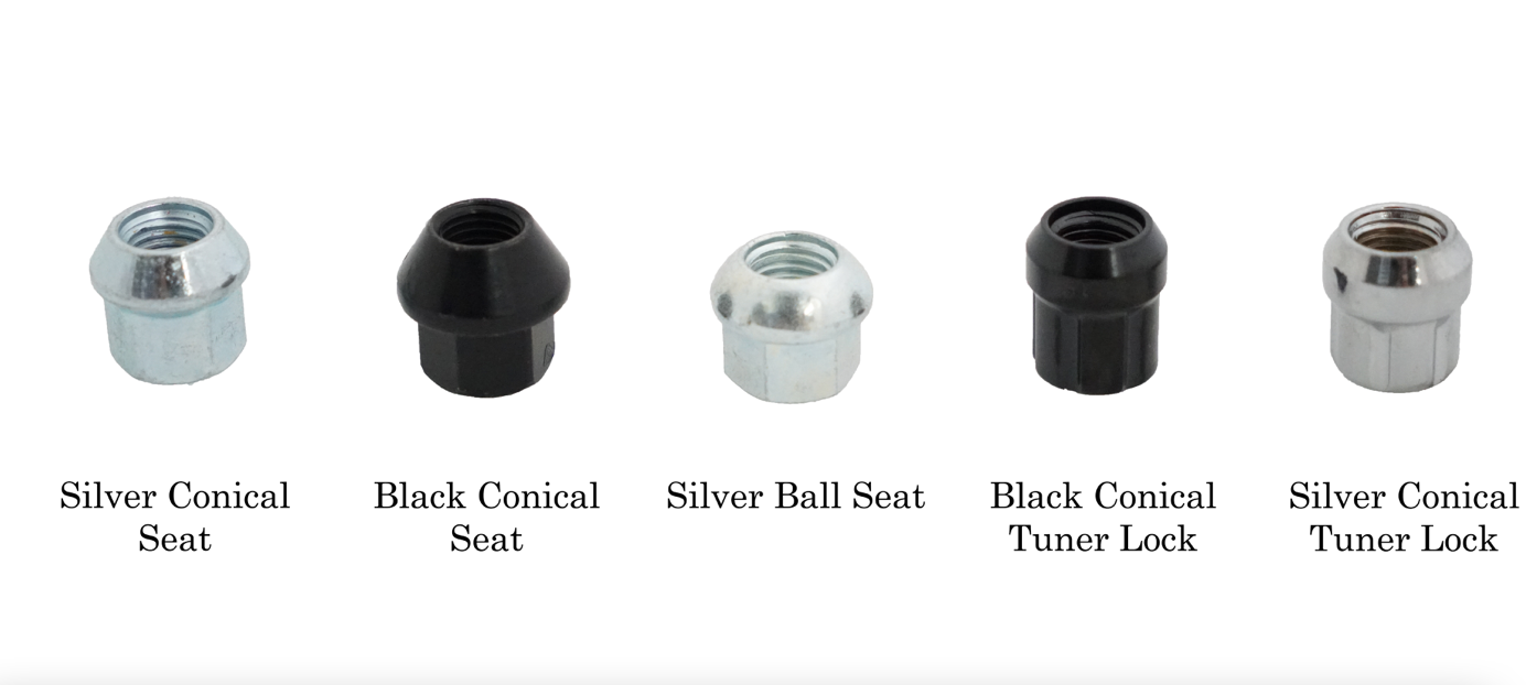 Motorsport Hardware - *ADAPTADOR / PERNO DE CONVERSIÓN 14×1.25-12×1.5* 78mm Black Bullet Nose Stud Kit