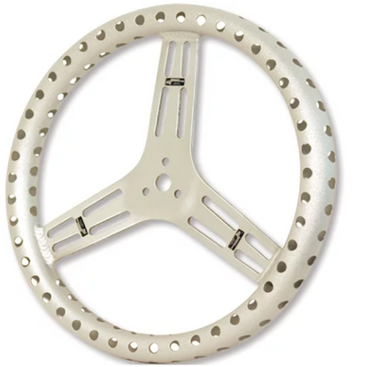 Longacre Racing - Volante de alumínio de 15" sem revestimento (56866)