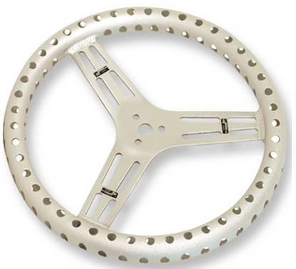 Longacre Racing - Volante de alumínio de 15" sem revestimento (56866)