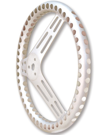 Longacre Racing - Volante de alumínio de 14" sem revestimento (56835)