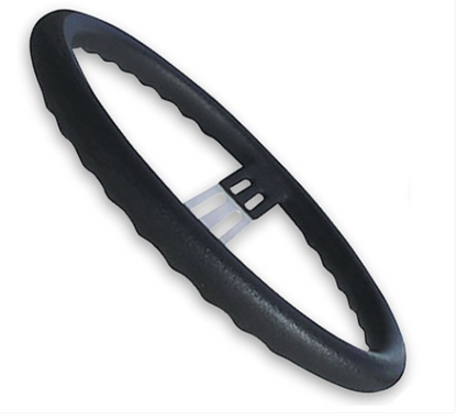 Longacre Racing - Volante de alumínio preto de 15" (56820)