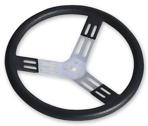 Longacre Racing - Volante de alumínio preto de 15" (56820)