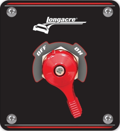 Longacre Racing - Disco de batería HD negro. Interruptor 4 Post Altn. 125 amperios (45783) 