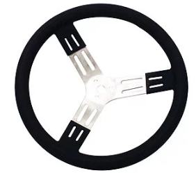 Longacre Racing - Volante de Alumínio 17" Preto (56811)