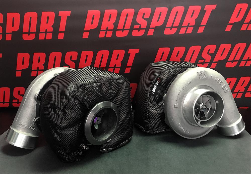 Pro Sport Gauges - Turbo Blanket Heat Shield - Carbon Fiber T4
