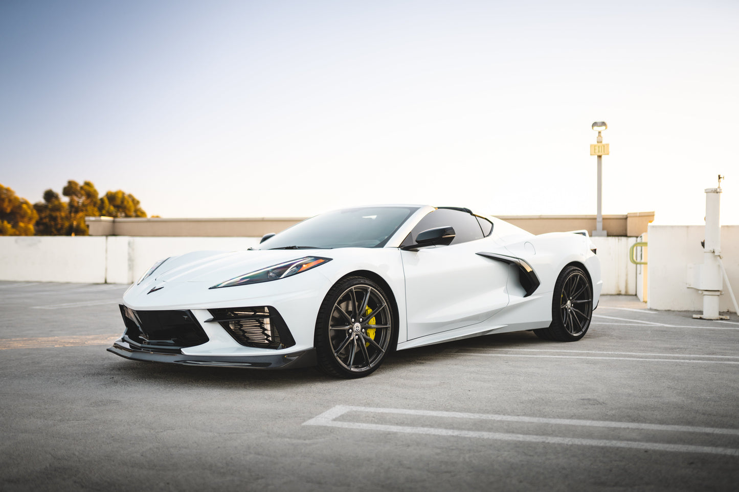 STREETHUNTER DESIGNS - C8 Front Lip (Stock Body)