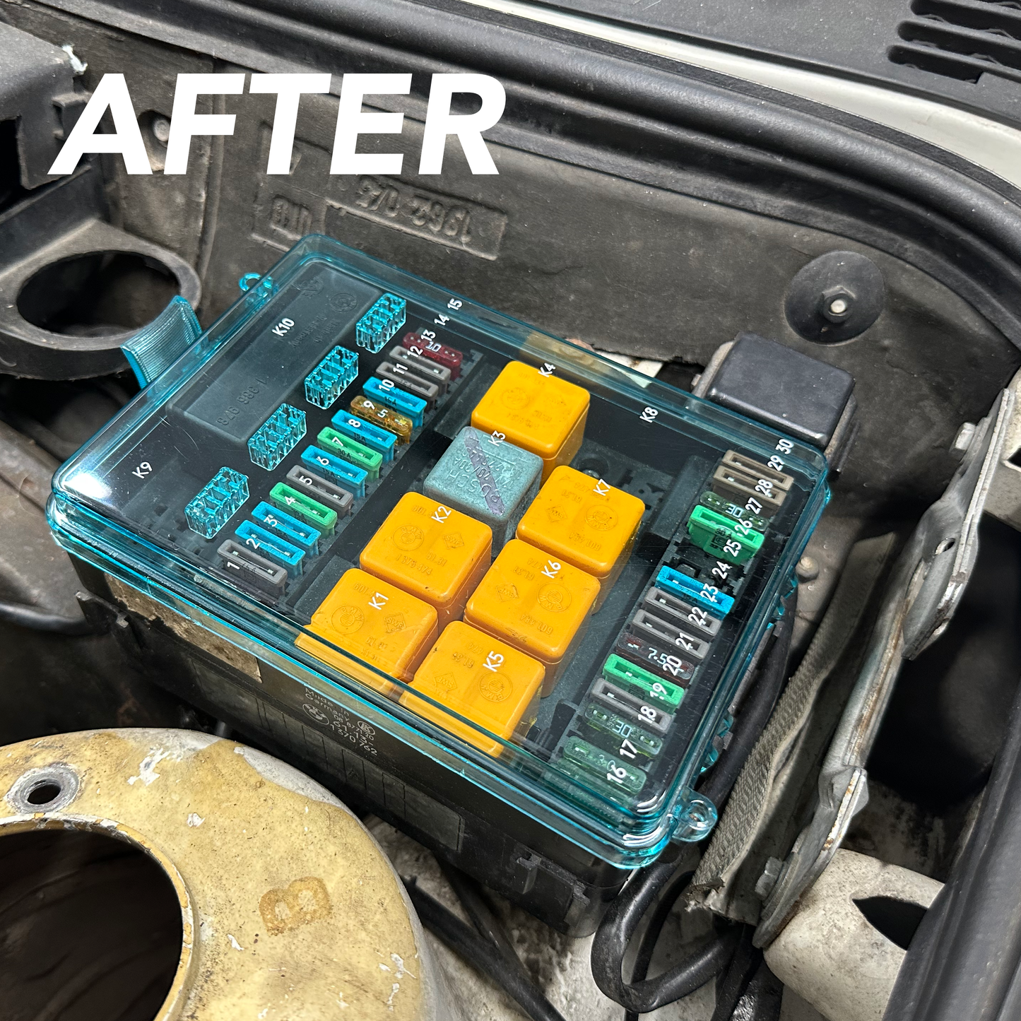 Race German -  E30 Fuse Box Cover