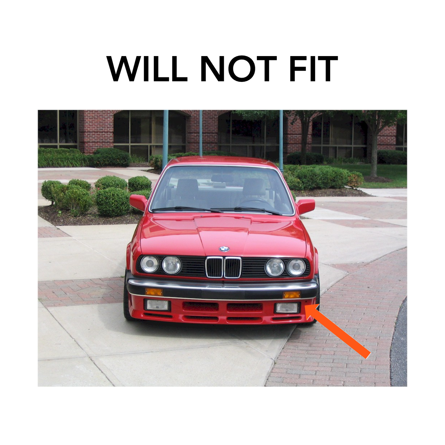 Race German -  E30 Sport Front Lip (IS Style)