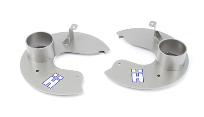 HARD Motorsport - BMW E46 M3 355mm Big Brake Cooling Backing Plates (E46BKPLATE-355)