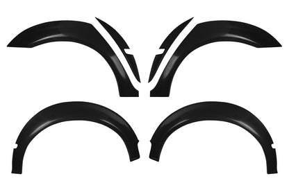 HARD Motorsport - BMW E46 Sedan M3-Style Motorsport Fender Flares- FULL SET (E46FLARE4D.FULL)