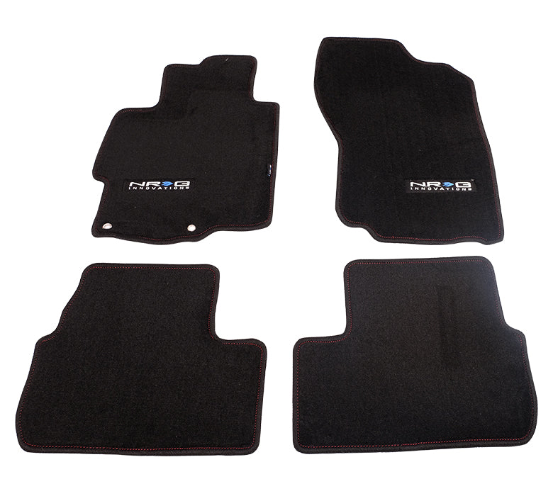 NRG - FLOOR MATS W/ NRG LOGO 4 PIECES
