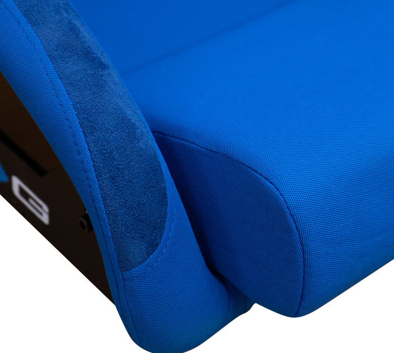 NRG - FIBER GLASS BUCKET SEATS IN BLUE