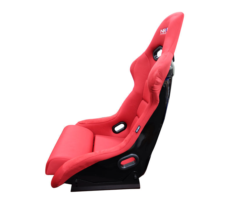 NRG frp-300rd: FRP Bucket Seat Red Cloth - Large