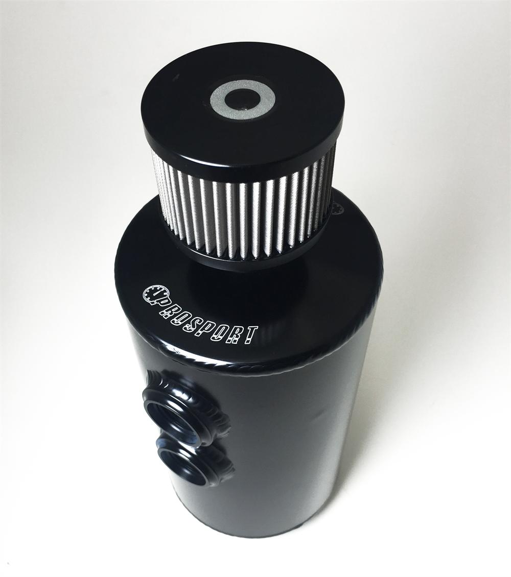 Pro Sport Gauges - Aluminum Oil Catch Can Dual Baffle - Black (PSCCAN) –  Drift HQ