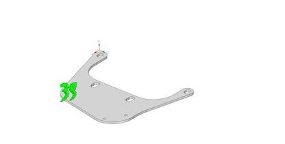 3s - C5 / C6 Corvette Universal Handbrake Mount
