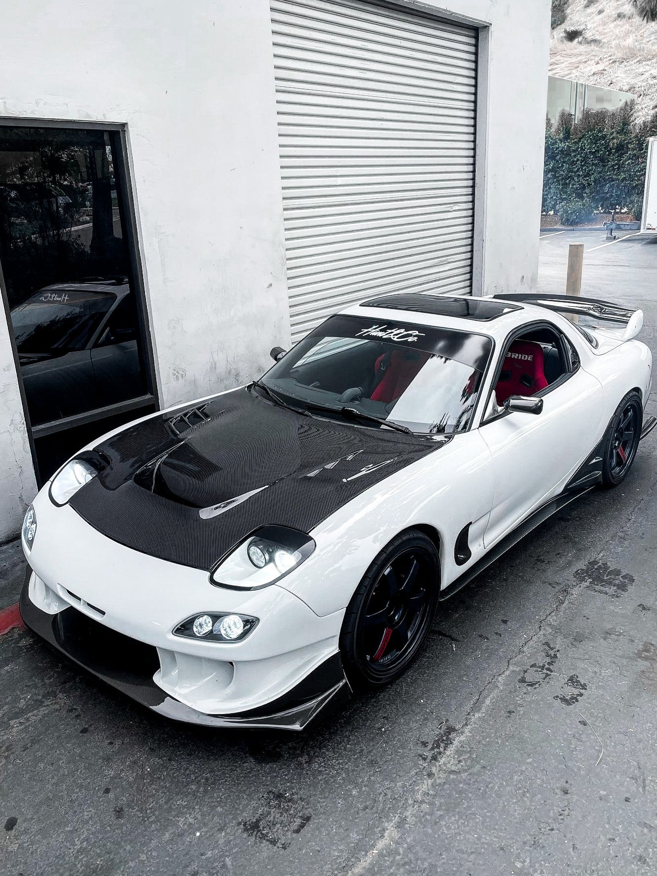 STREETHUNTER DESIGNS - RX-7 V-Mount Hood