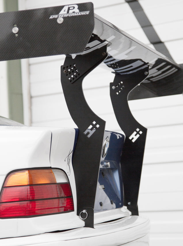 HARD Motorsport - BMW E36 Coupe Chassis-Mount Spoiler Upright Kit  (E36UPRIGHT2D)
