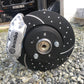IRP - 5 lug conversion/adapter kit from BMW E30 to E46 330 bearings and brake discs with E38 brembo calipers (IRP5L-2)