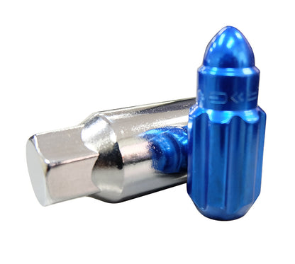 NRG - 500 SERIES "STEEL" LUG NUT BULLET SHAPE 5 LUG SETS (21 PIECES) INCL LOCK KEY