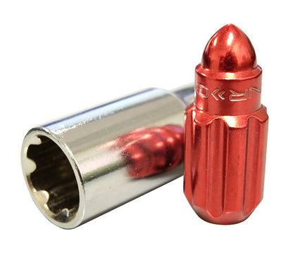 NRG - SÉRIE 500 "AÇO" LUG PORCA BULLET FORMA 5 CONJUNTOS DE LUG (21 PEÇAS) INCL CHAVE DE TRAVA