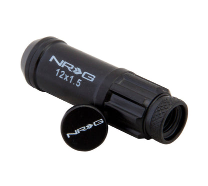 NRG - SÉRIE 700 PORCAS DE "AÇO" COM TAMPA DE PROTEÇÃO CONTRA POEIRA 5 CONJUNTOS DE LUGS (21 PEÇAS) INCL BLOQUEIO E SOQUETE DE TRAVA