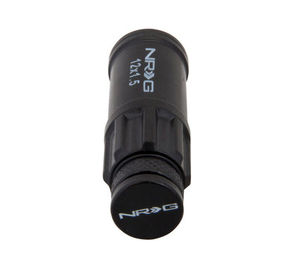NRG - SÉRIE 700 PORCAS DE "AÇO" COM TAMPA DE PROTEÇÃO CONTRA POEIRA 5 CONJUNTOS DE LUGS (21 PEÇAS) INCL BLOQUEIO E SOQUETE DE TRAVA