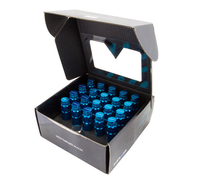 NRG - 700 SERIES "STEEL" LUG NUTS W/ DUST CAP COVER 5 LUG SETS (21 PIECES) INCL LOCK & LOCK SOCKET