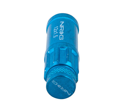 NRG - 700 SERIES "STEEL" LUG NUTS W/ DUST CAP COVER 5 LUG SETS (21 PIECES) INCL LOCK & LOCK SOCKET